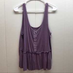 Peplum tank